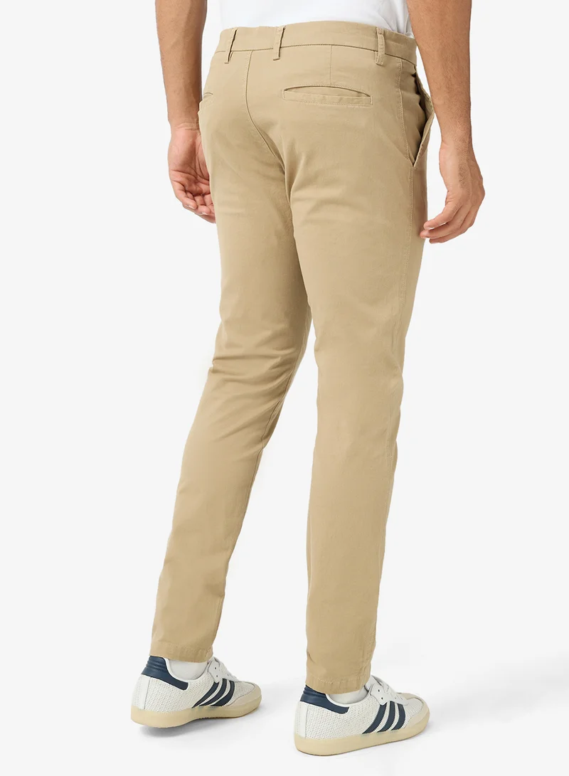 Robert Wood  Tapered Fit Smart Chinos for Men | Best Price UAE